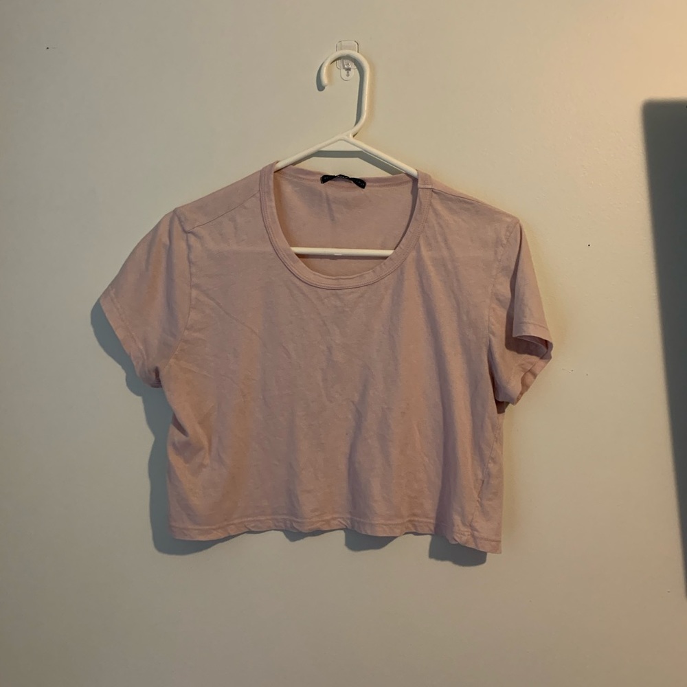 Pink crop top